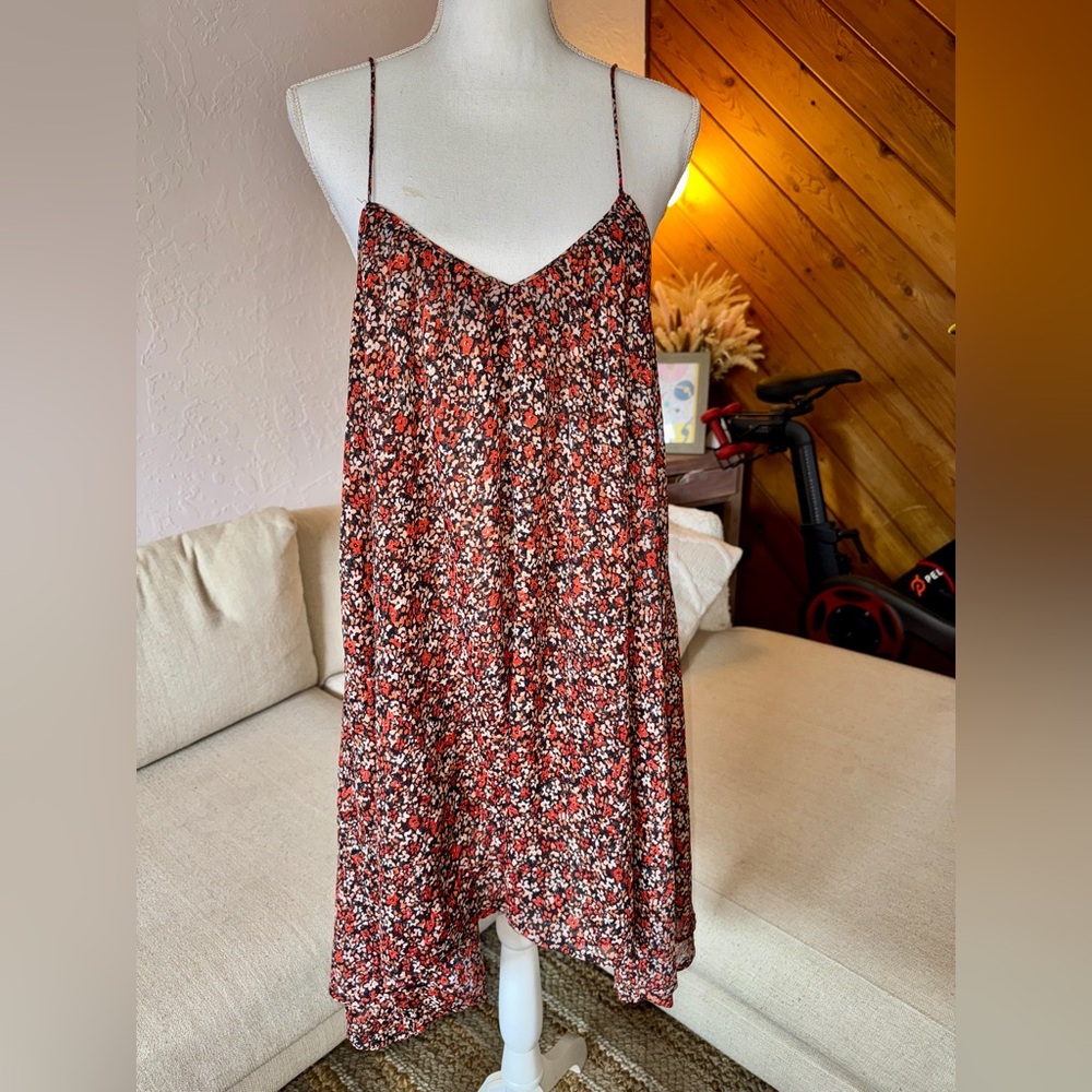 Floral Spaghetti Strap Dress